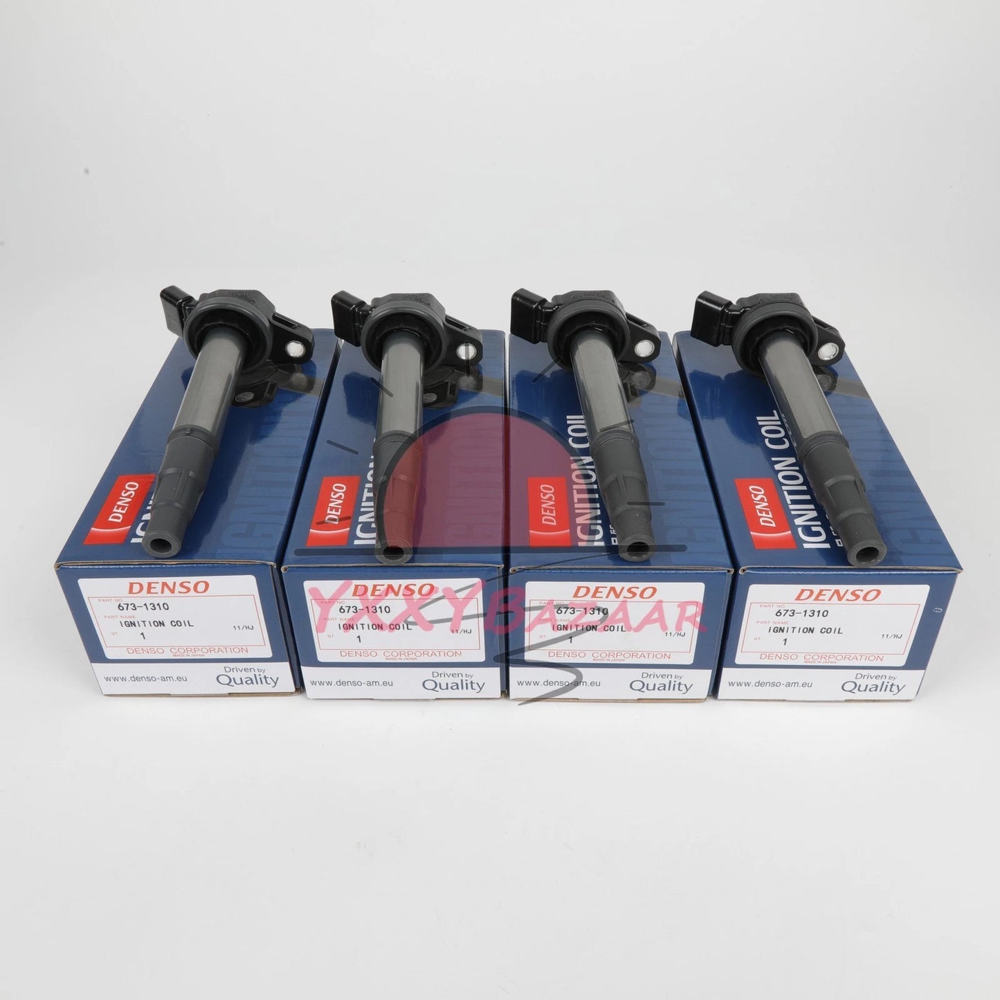 4PC Ignition Coil DENSO For Denso 90919-02258 673-1310 Corolla Prius 1.8L