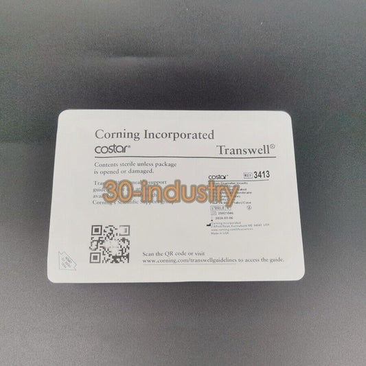 Corning 3413 Transwell Costar 24 Well Culture Plates, 0.4µm Pore Size - CORNING