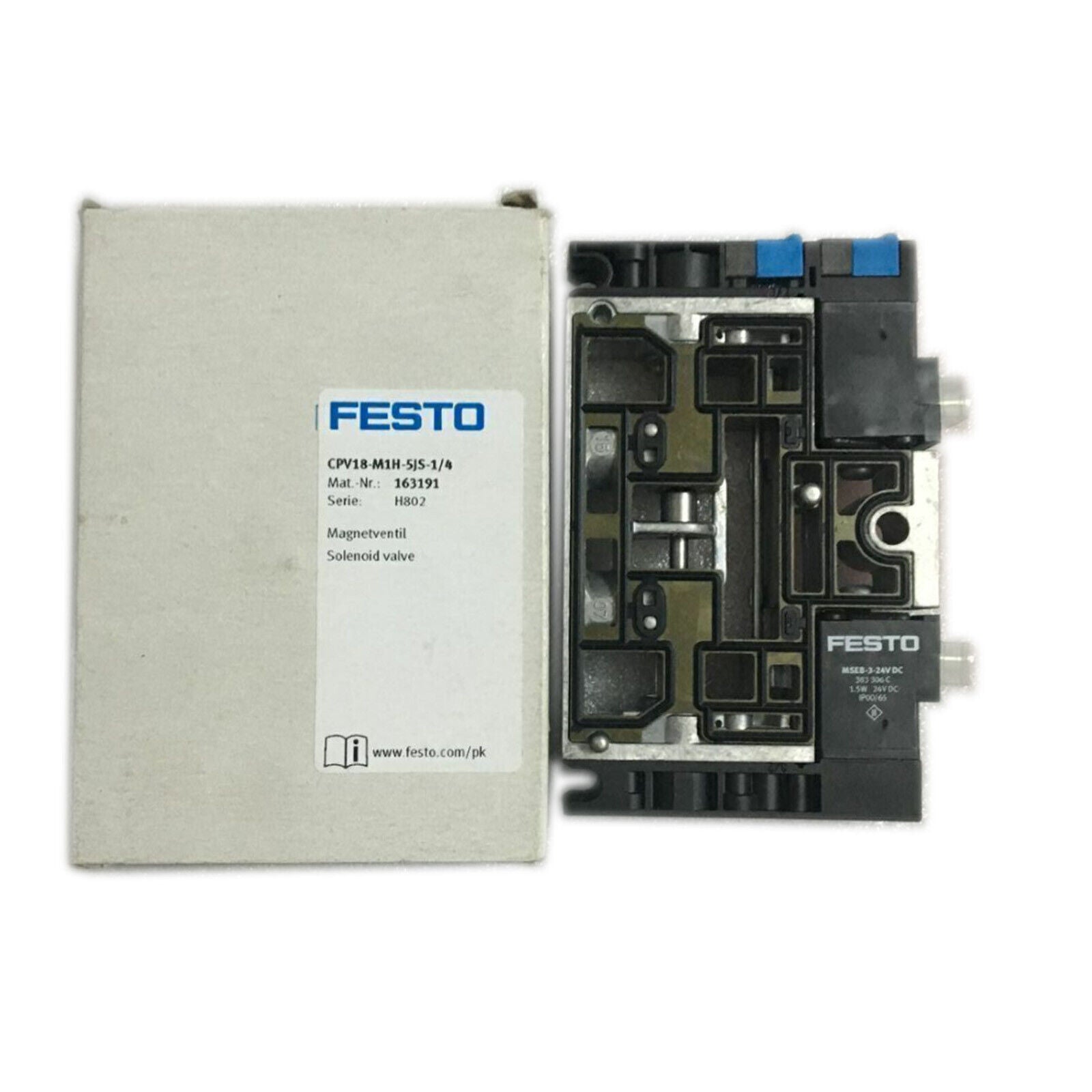new 1PC FOR FESTO CPV18-M1H-5JS-1/4 163191 solenoid valve - FESTO