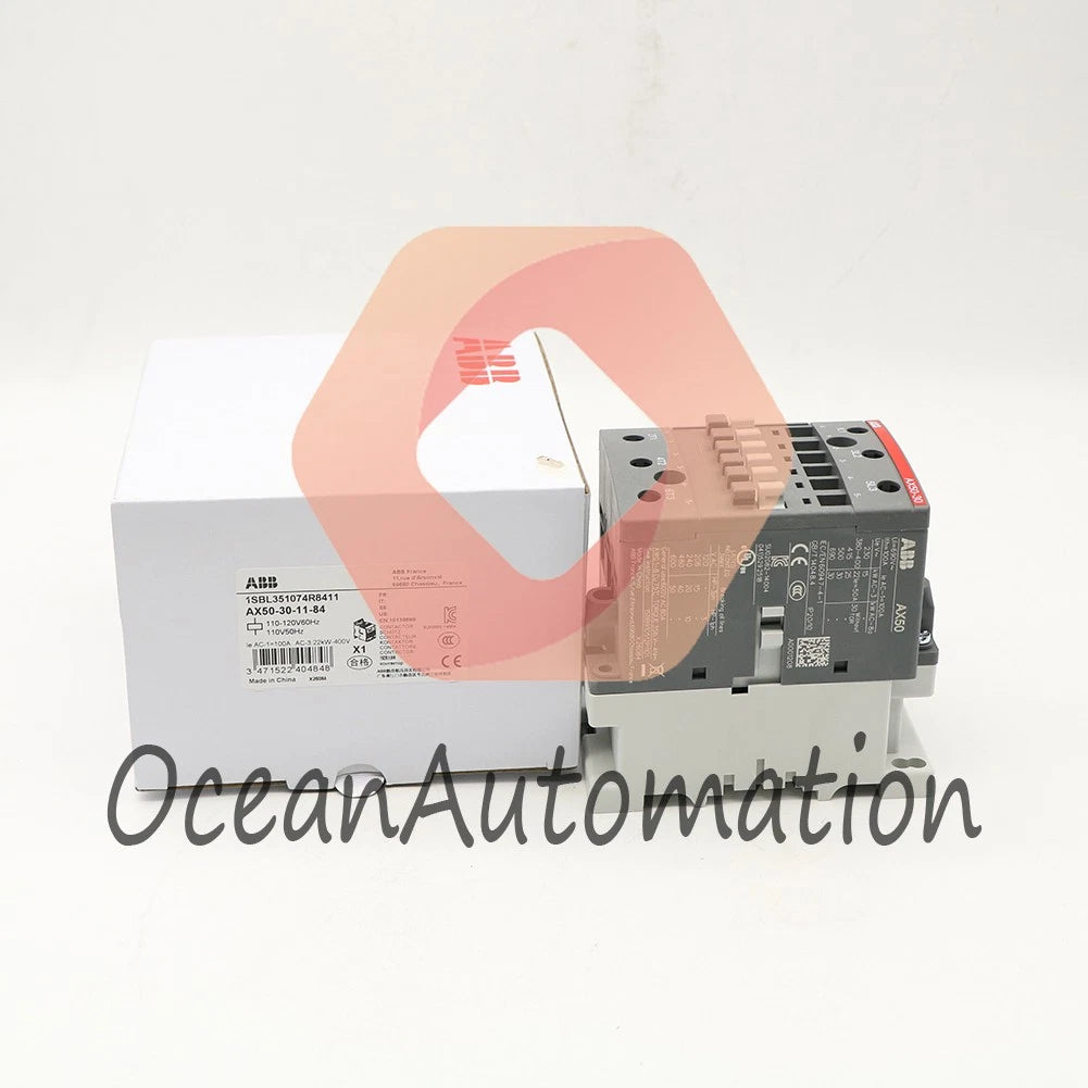 1SBL351074R8411 1PCS ABB AX50-30-11-84 Contactor 110V50Hz/110-120V60Hz