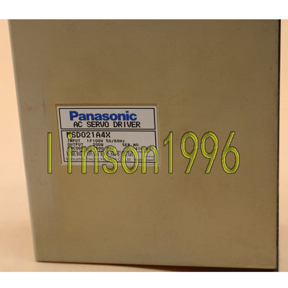 Panasonic MSD021A4X AC Servo Driver - Used - PANASONIC
