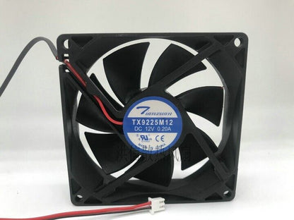 new 1 PCS Tianxuan Fan TX9225M12 DC 12V 0.20A 92*92*25mm 2 Pin cooling fan - TIANXUAN