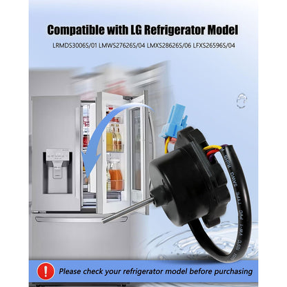 RFD3410A102A EAU65058502 DC12V for LG Rrefrigerator Fan DC Motor
