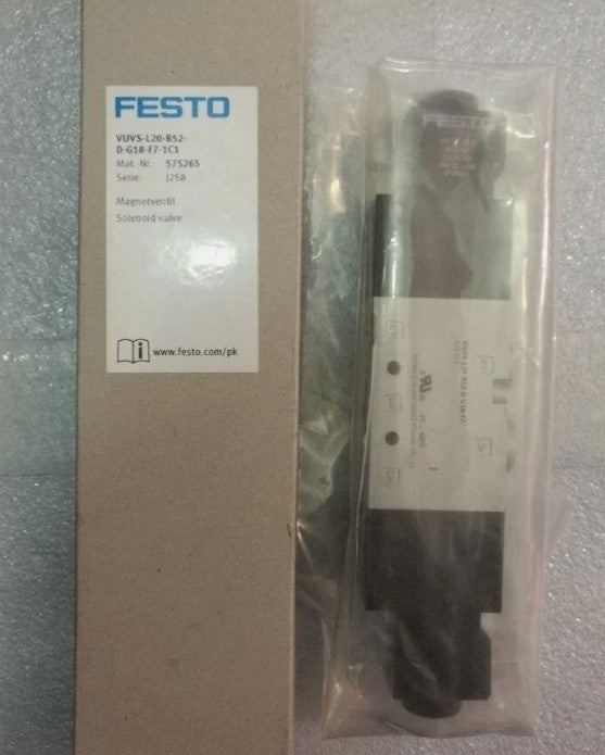 1pcs Festo VUVS-L20-B52-D-G18-F7-1C1 575265 Solenoid Valve