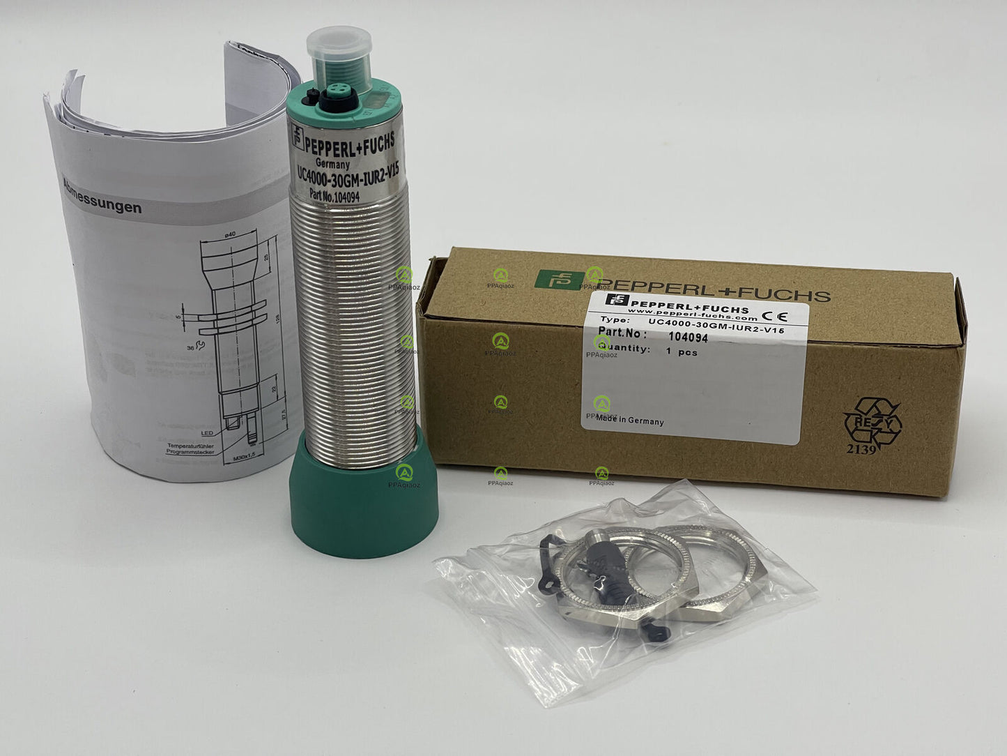 New 1PCS Pepperl Fuchs Ultrasonic Sensor UC4000-30GM-IUR2-V15 - PEPPERL FUCHS
