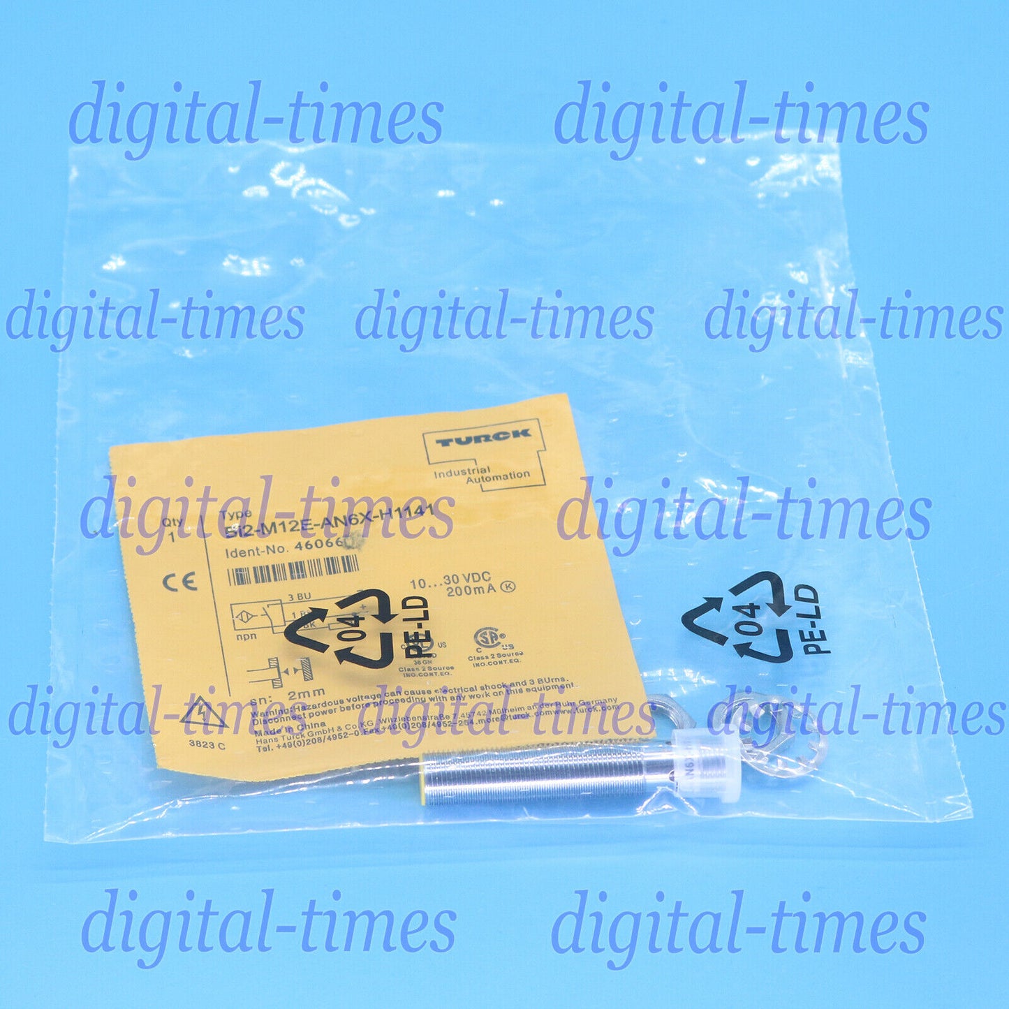 High-performance induction sensor for industrial applications BI2-M12E-AN6X-H1141 46066 - TURCK