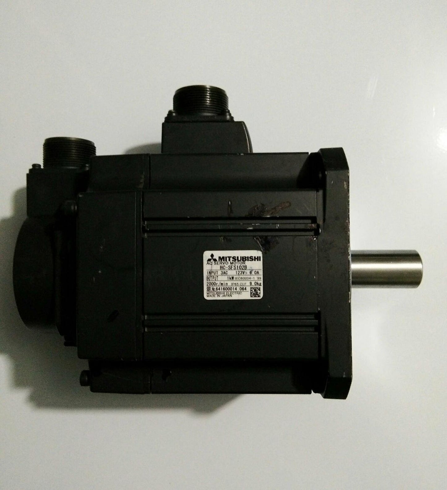 Used Mitsubishi Servo Motor HC-SFS102B HCSFS102B Tested in Good - MITSUBISHI