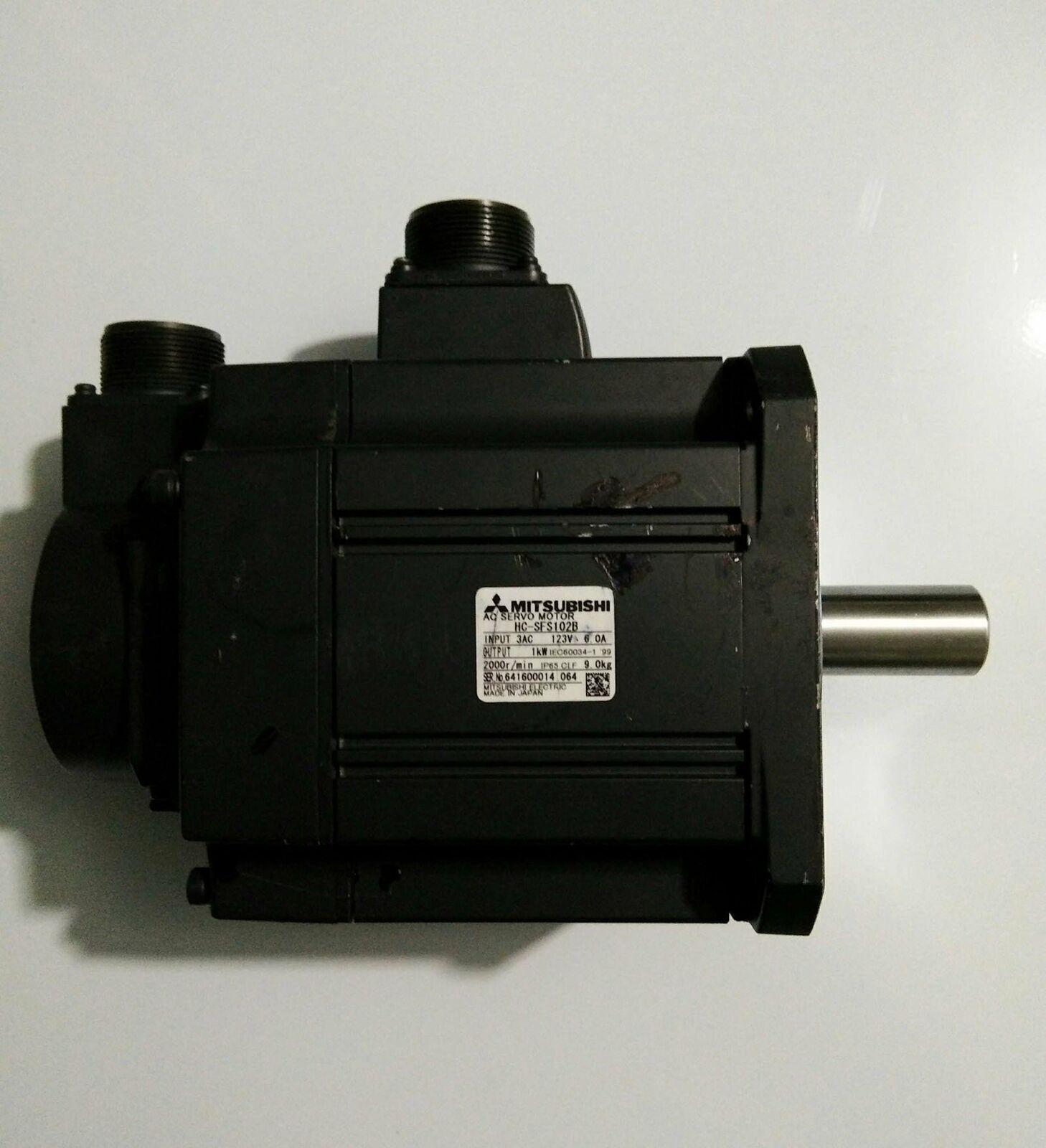 Used Mitsubishi Servo Motor HC-SFS102B HCSFS102B Tested in Good - MITSUBISHI
