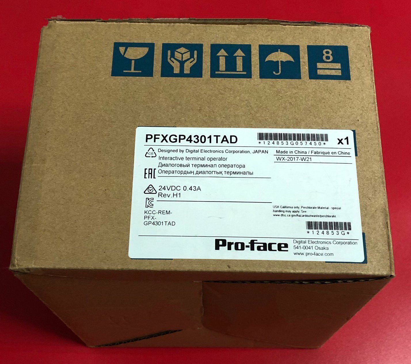 new One PRO-FACE PFXGP4301TAD Touch Panel Proface GP4301TAD ping - PROFACE