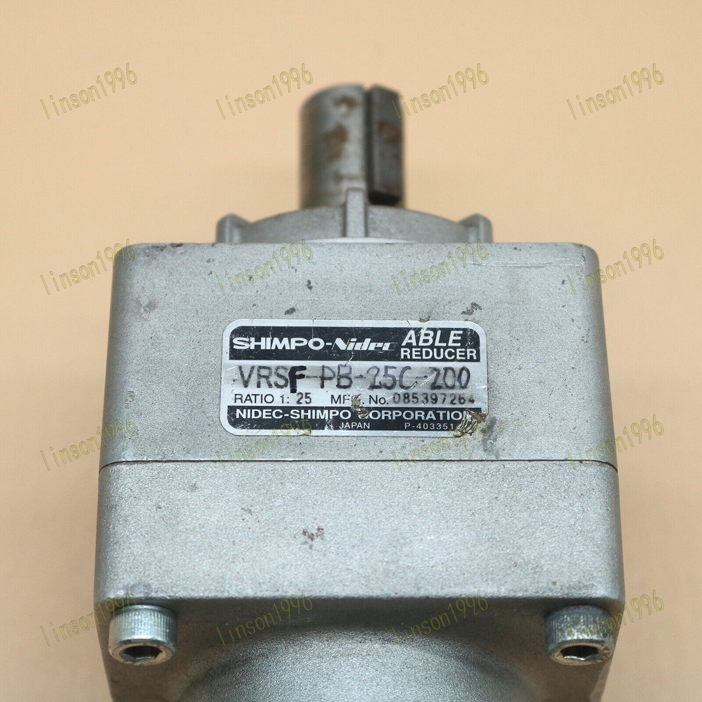 Used Xinbao Reducer Speed Ratio 1:25 VRSF-PB-25C-200 Tested Good - XINBAO