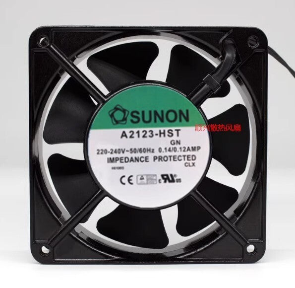 SUNON A2123-HST GN 12038 220V-240V 0.14A/0.12A 12CM Cooling Fan