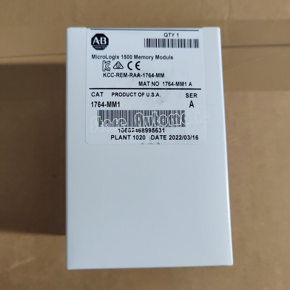 MicroLogix 1500 8K Word Memory Module 1764MM1 1764 MM1 New Factory Sealed - MICROLOGIX