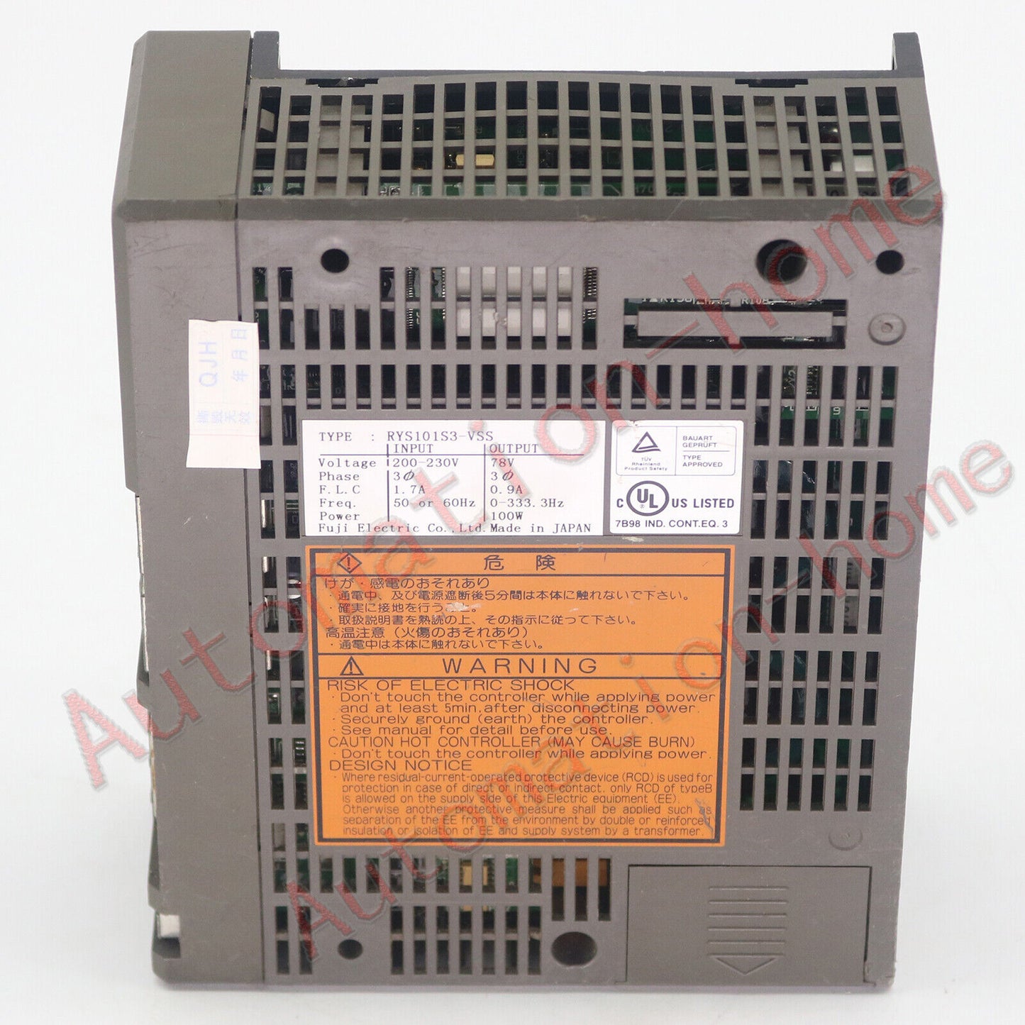 Used 1 Piece RYS101S3-VSS Servo Drive Tested - FUJI