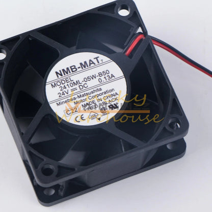 2410ML-05W-B50 NMB-MAT 24V 0.13A 60*25MM 6CM 6025 Inverter Fan 2Pin