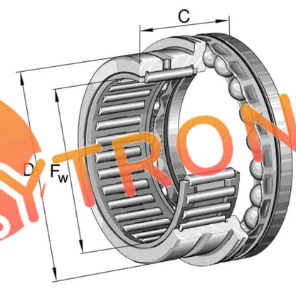 INA NKX60-XL needle roller bearing 1PCS