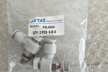 2PCS/1BAG AirTAC PSL802A Fittings with Model PSL802A - AIRTAC