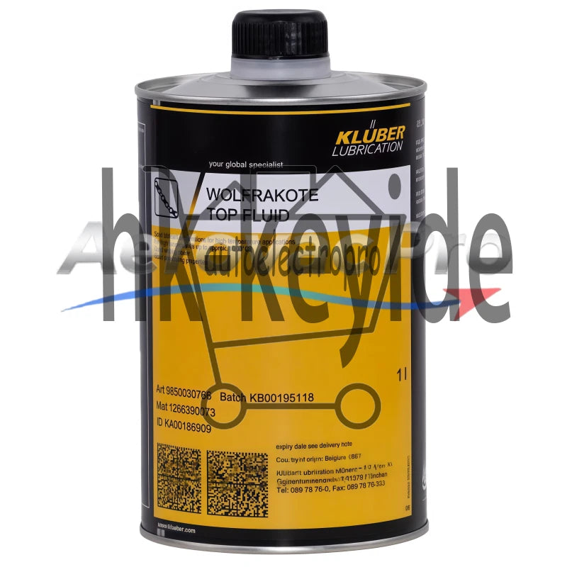 1PCS KLUBER Lubrication WOLFRAKOTE TOP FLUID 1L (13 oz) free shipping