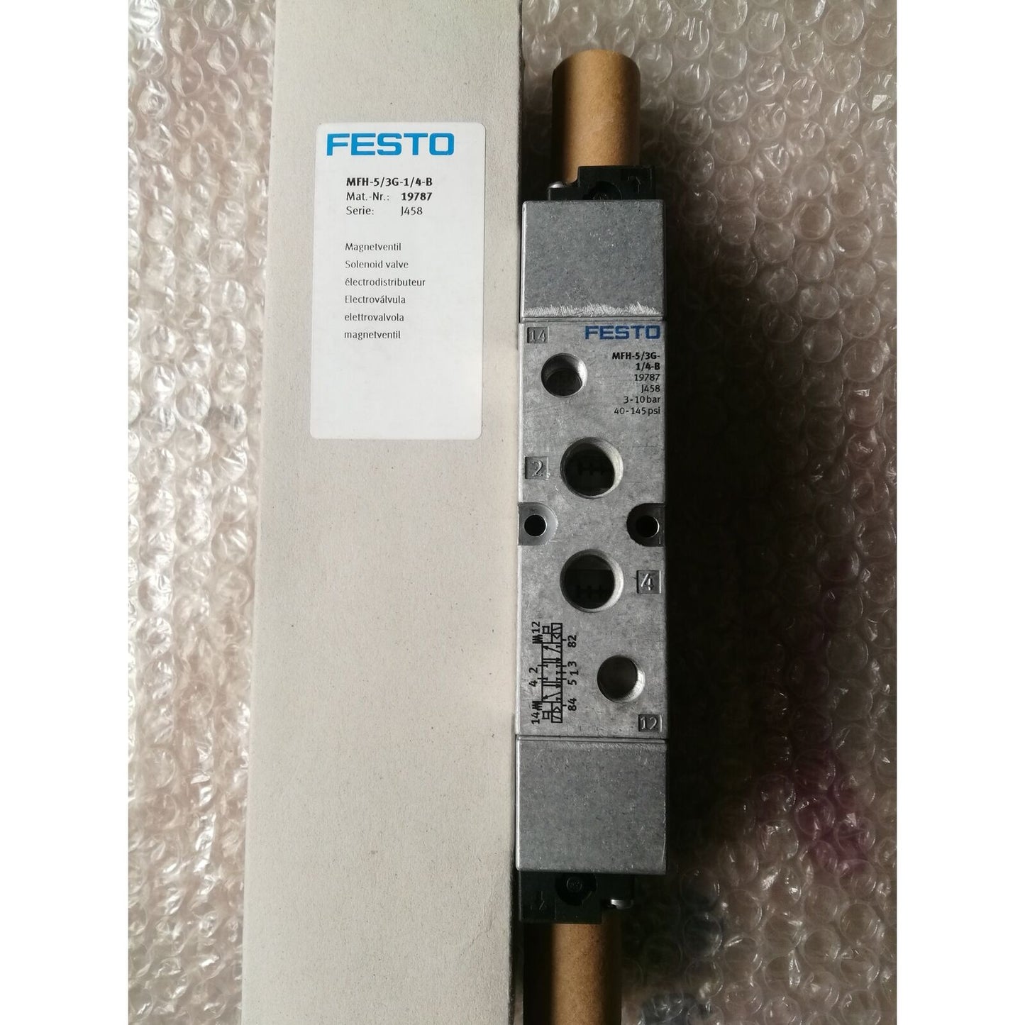 FESTO MFH-5/3G-1/4-B solenoid valve - FESTO
