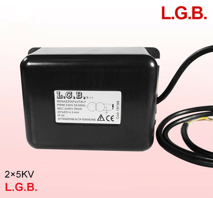 new L.G.B. Ignition Transformer Bipolar 2*5KV 2*7KV Unipolar 1*8KV 1*10KV - L.G.B.