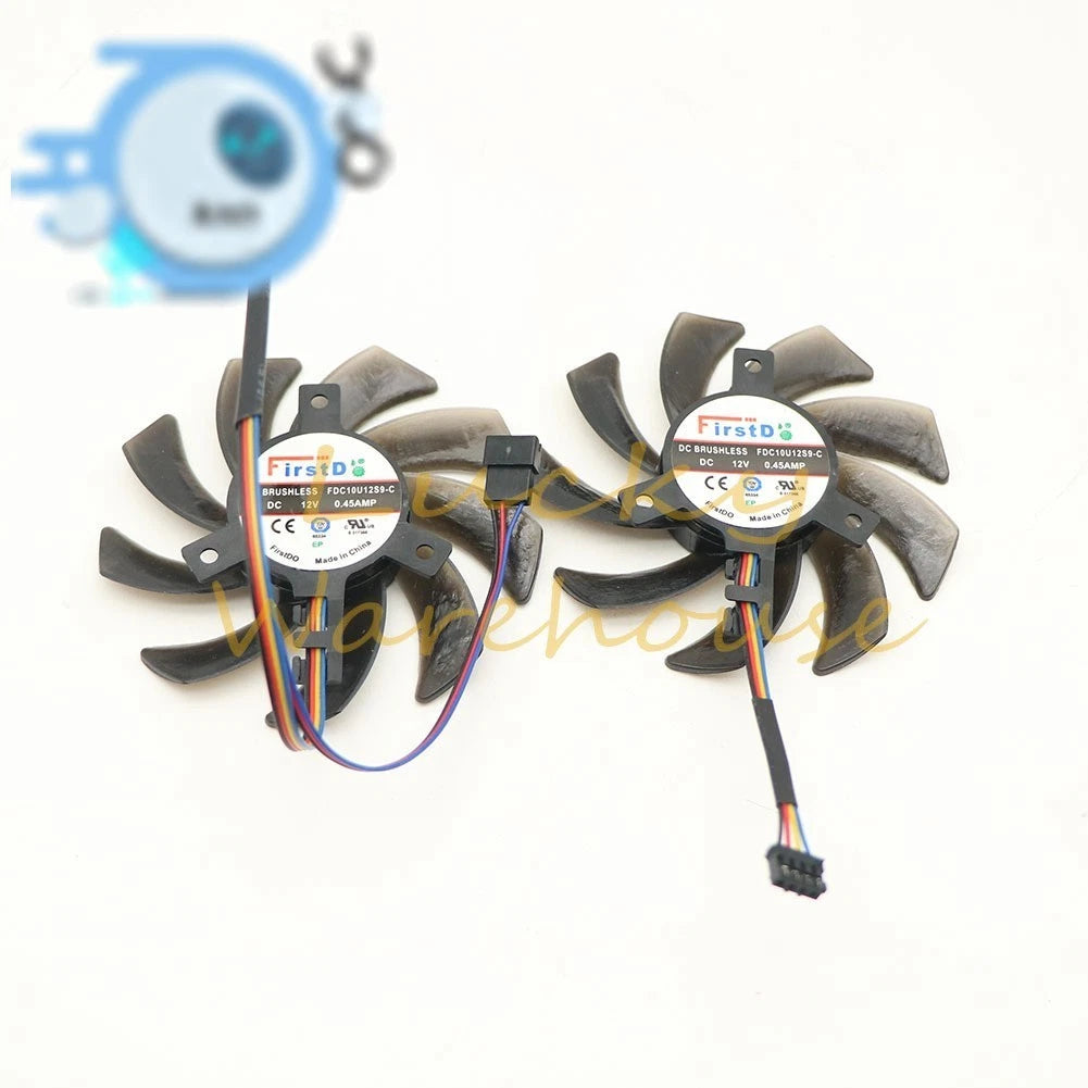 85mm For Sapphire AMD HD7970 HD7950 HD7870 HD7850 Dual-X Fan Replacement 40mm~
