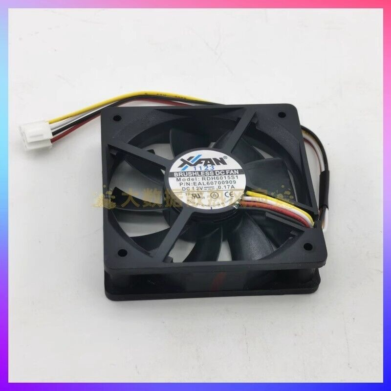 New XFAN RDH6015S1 6015 DC12V 0.17A 4-pin Silent Cooling Fan - XFAN