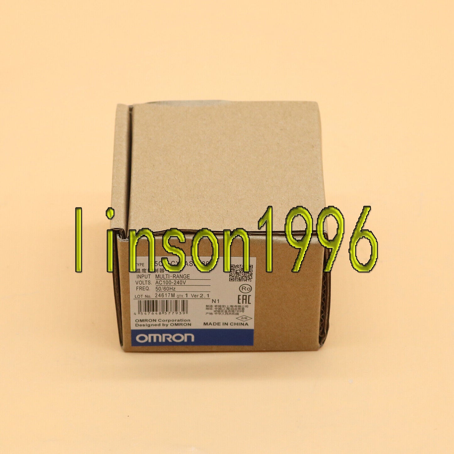 Omron E5CC-CX2ASM-804 Temperature Controller - OMRON
