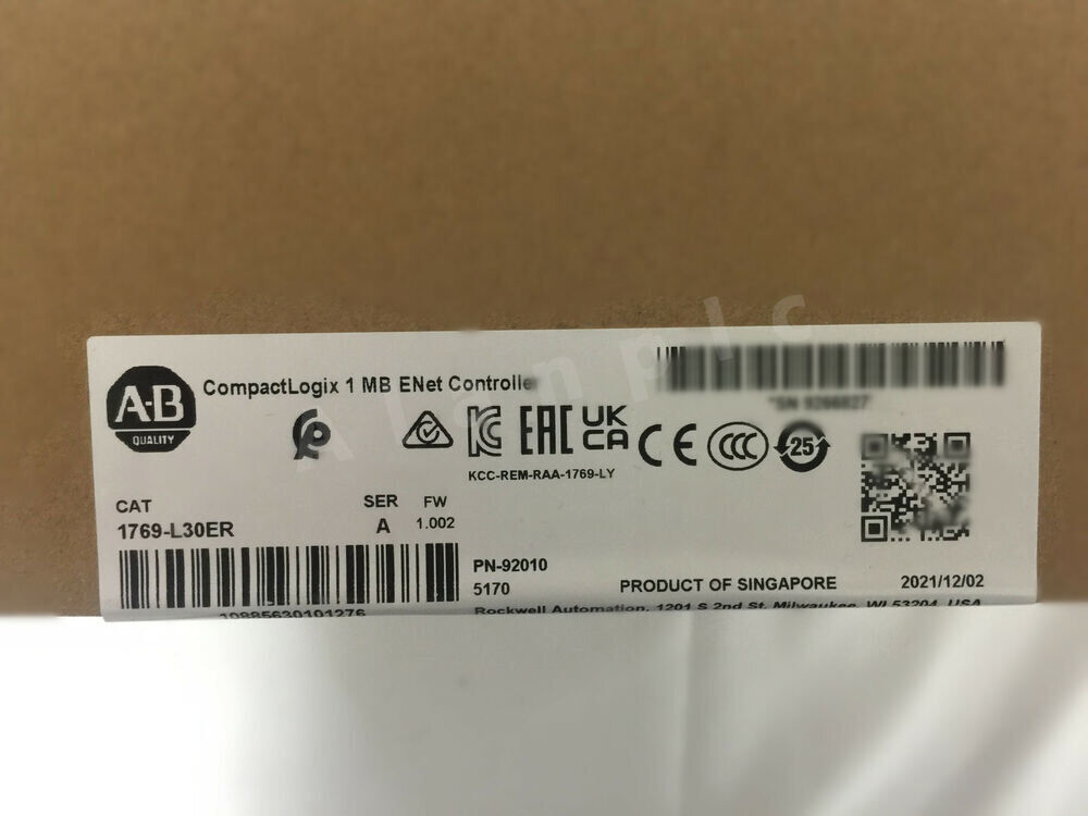 Allen-Bradley 1769-L30ER Controller - ALLEN-BRADLEY