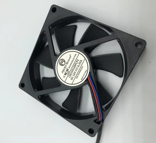 PELKO Motors C8015X12BPLP2 8015 DC12V 0.55A 8CM 3-Wire High RPM Cooling Fan