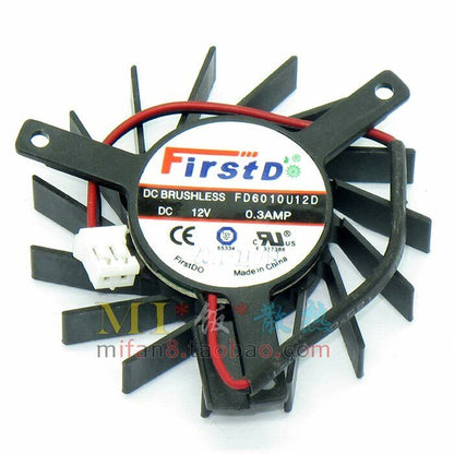 new 45mm FD6010U12D Fan 12V 0.3A 2pin