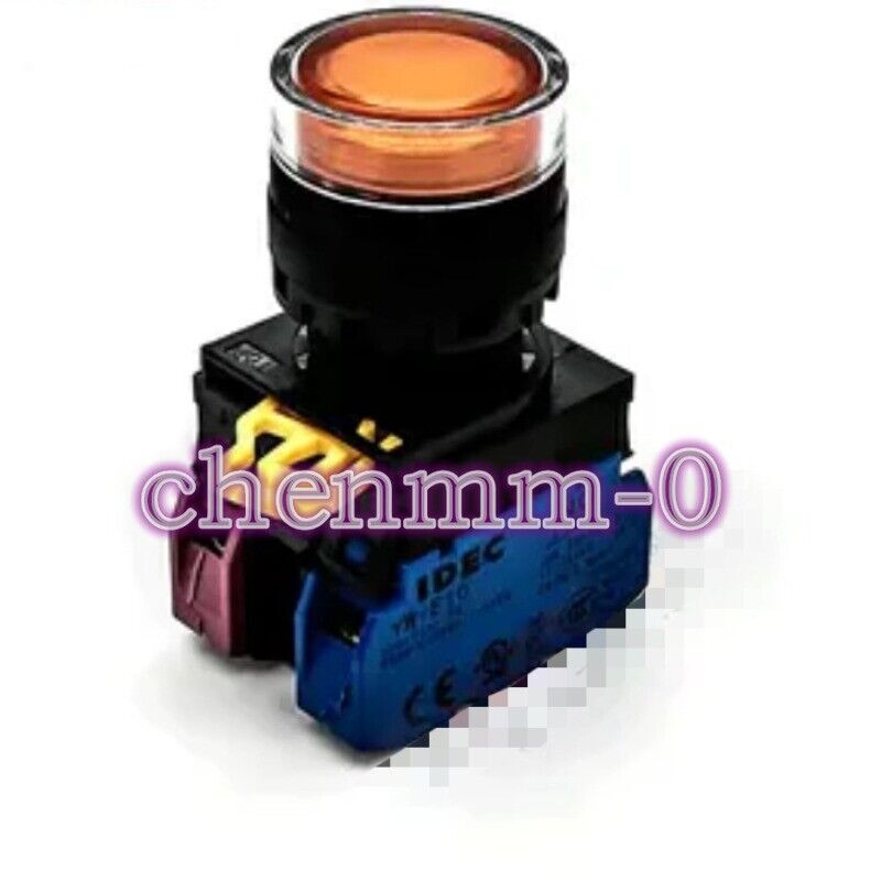 IDECC Amber Protective Cover Button Switch YW1L-MF2E4A24V - IDECC