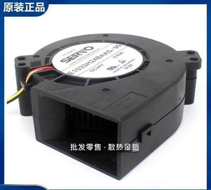 SERVO E1033H24BAAS-99 24V 0.63A 9733 9.7cm 3-Wire Turbo Blower Fan