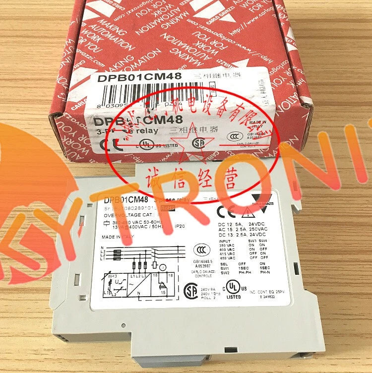 1Pcs CARLO GAVAZZI DPB01CM48 relay