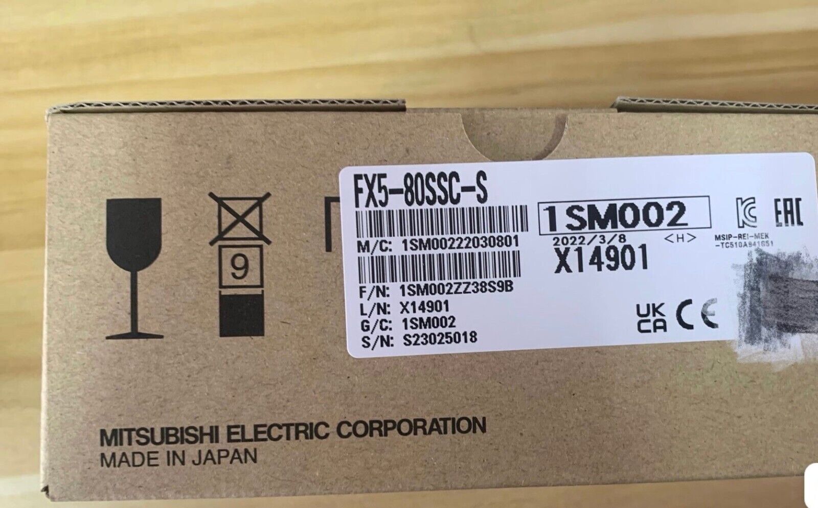new Mitsubishi FX5-80SSC-S Programmable Controller FX580SSCS ping - MITSUBISHI