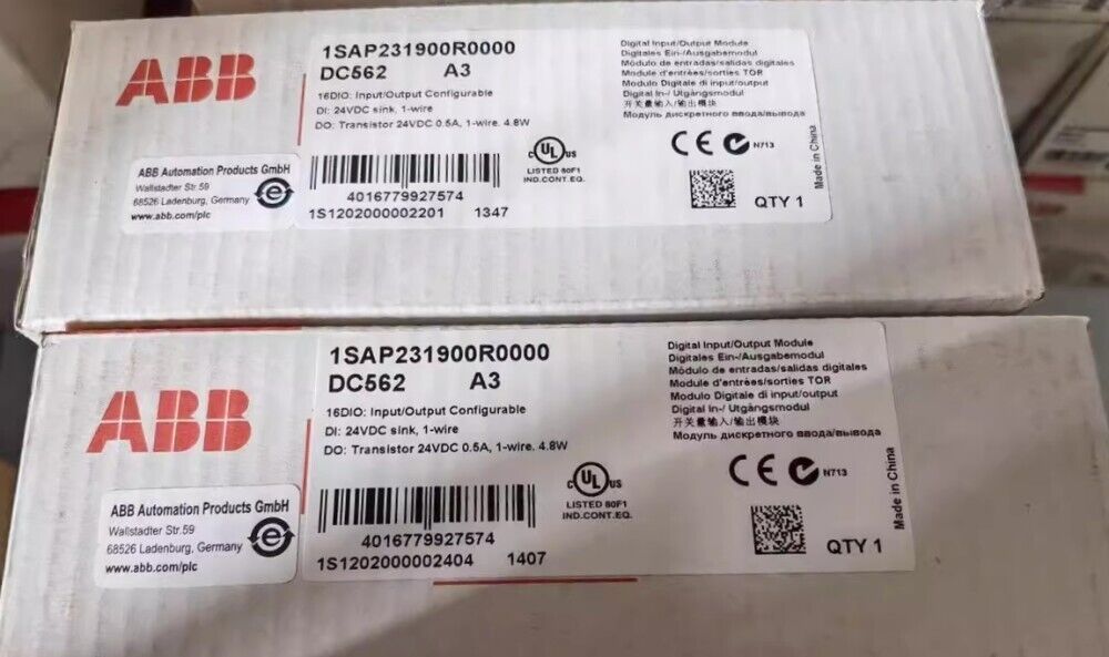 ABB DC562 Digital Input/Output Module - ABB
