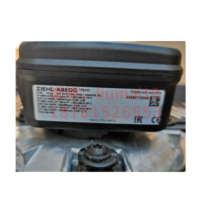 ZIEHL-ABEGG FN056-VDK.4M.V7P2 External rotor axial fan