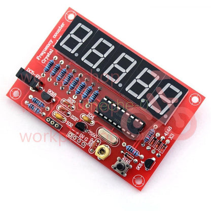 DIY Kits 1Hz-50MHz Crystal Oscillator Frequency Counter Meter Digital LED PIC