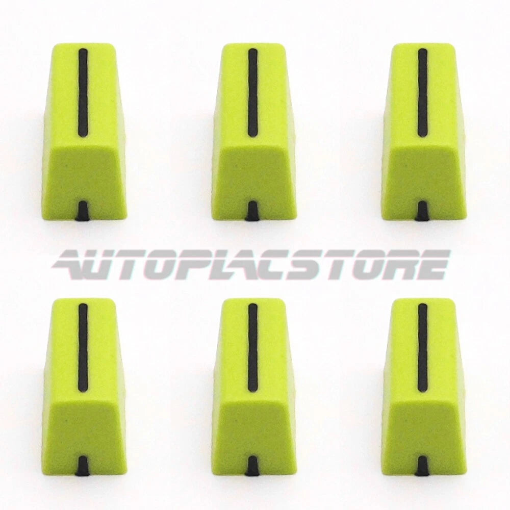 6pcs For DDJ-SX SZ Rane 61 62 64 68 Denon Numark (Green1) Fader Knob Cap #au