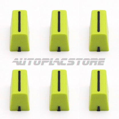 6pcs For DDJ-SX SZ Rane 61 62 64 68 Denon Numark (Green1) Fader Knob Cap #au
