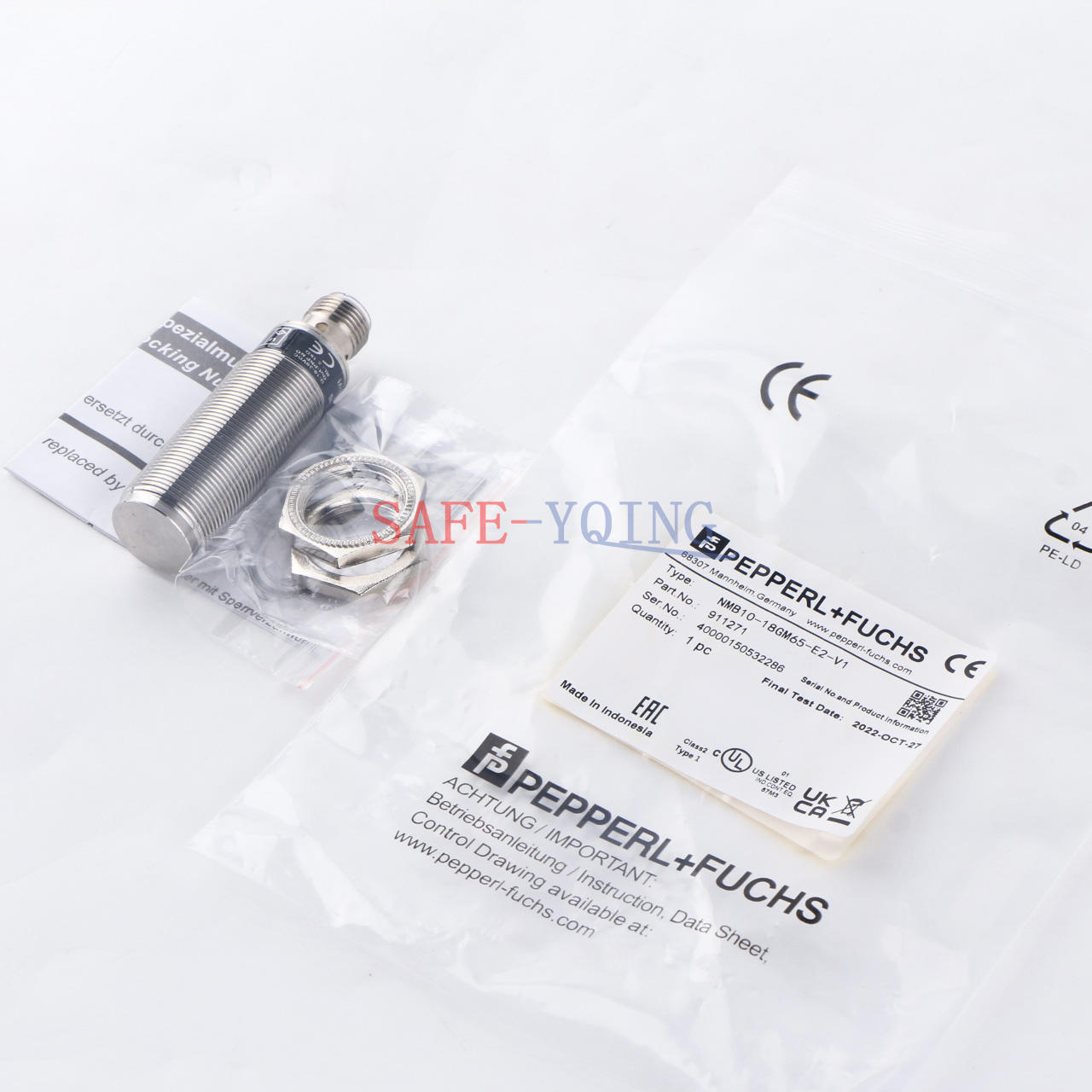 new ONE for Pepperl+Fuchs NMB10-18GM65-E2-V1 Proximity Switch - PEPPERL+FUCHS