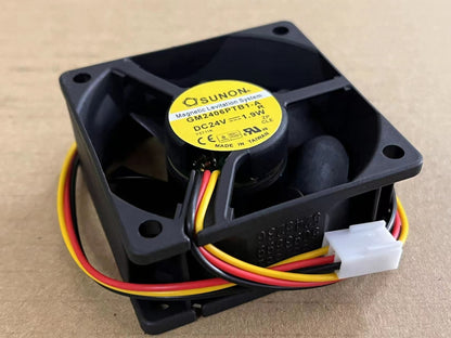 new 1PC SUNON Fan GM2406PTB1-A DC 24V 1.9W 60*60*25MM 3-WIRE
