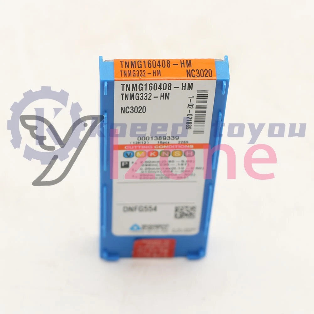 10PCS/BOX KORLOY TNMG160408-HM NC3020 Carbide Inserts CNC TOOL