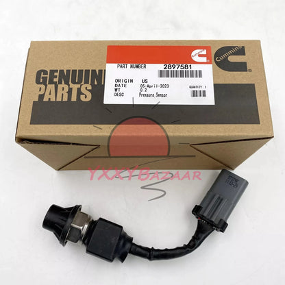 2897581 Fuel Pressure Sensor Peterbilt Cummins ISX12 ISX15 X15 Engine Peterbilt~