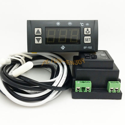 new 1PC Shangfang SF-102 Digital Display Temperature Controller Thermostat - SHANGFANG