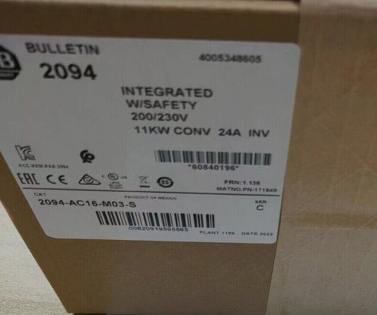 Original Allen-Bradley 2094-AC16-M03-S Integrated Module - ALLEN-BRADLEY