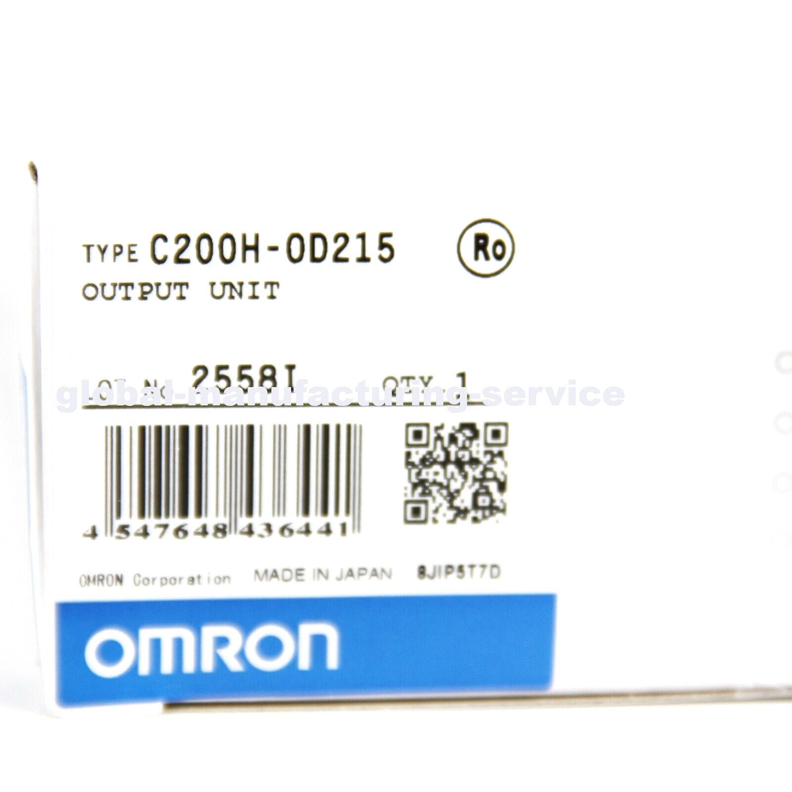 OMRON C200H-OD215 PLC OUTPUT UNIT 24VDC, 32-point at 0.1A - OMRON