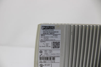 used Phoenix Contact TRIO-PS-2G/1AC/24DC/20 Power Supply - PHOENIX CONTACT