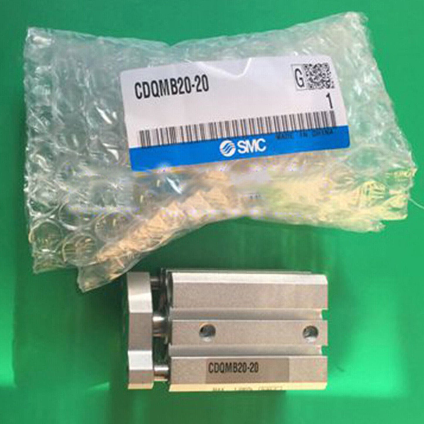 SMC CDQM 20-20 Guide Rod Cylinder 1-Year Warranty - SMC