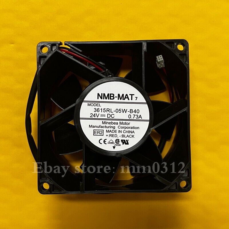 1PCS NMB-MAT 3615RL-05W-B40 9038 9CM 24V 0.73A 2PIN waterproof inverter fan