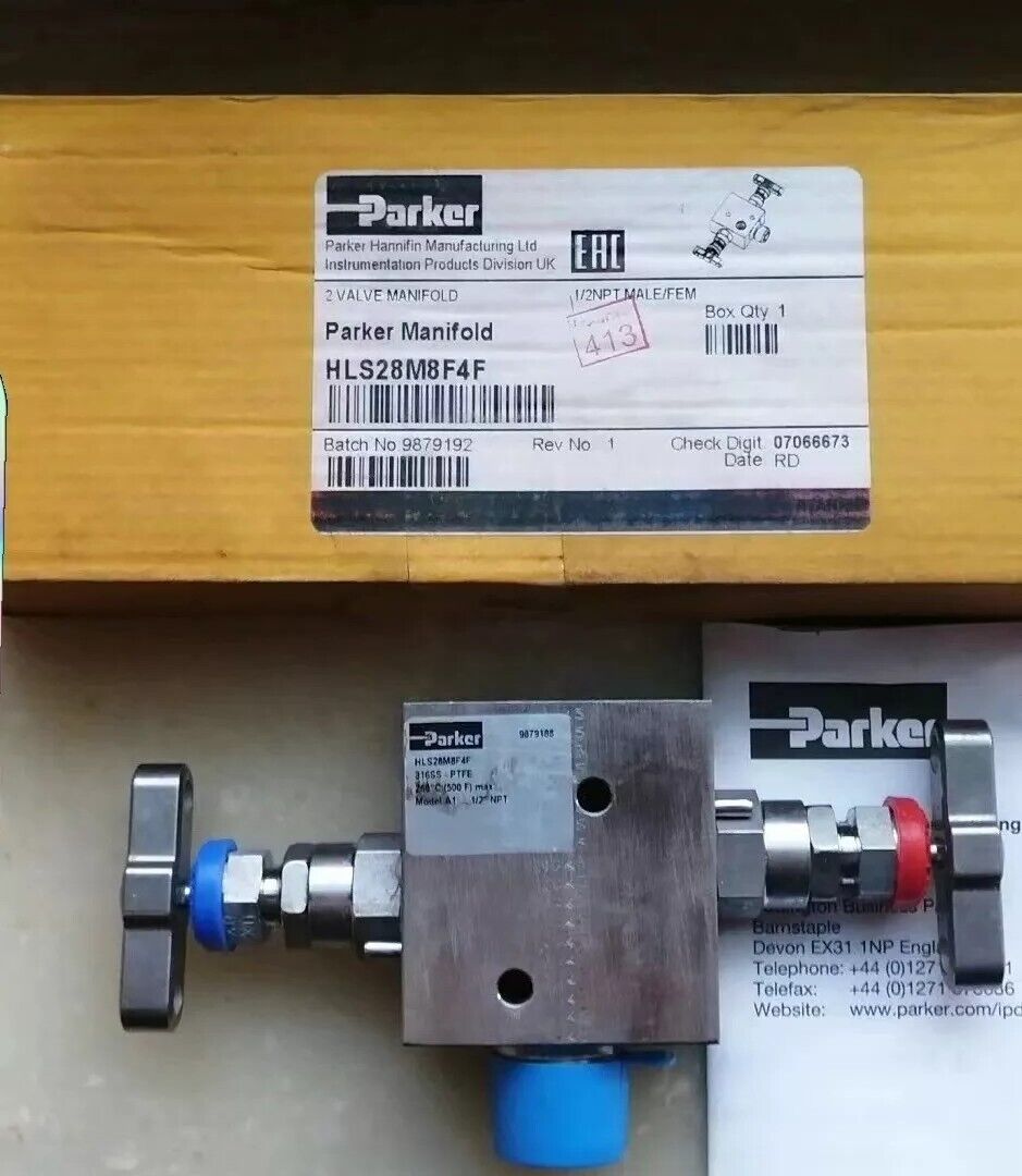 Parker HLS28M8F4F Valve - High-Pressure Solenoid Valve - PARKER
