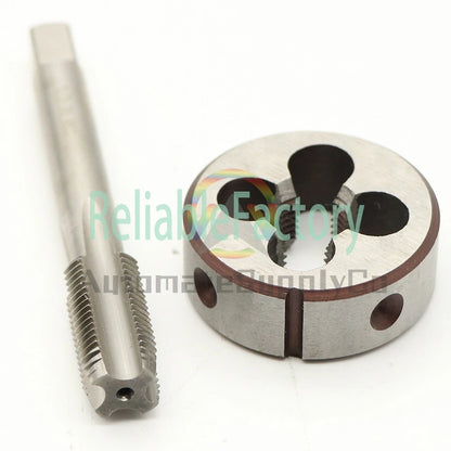 1/2"-20 UNF Tap and Die Set Left Hand, 1/2 x 20 UNF Thread Tap and Round Die